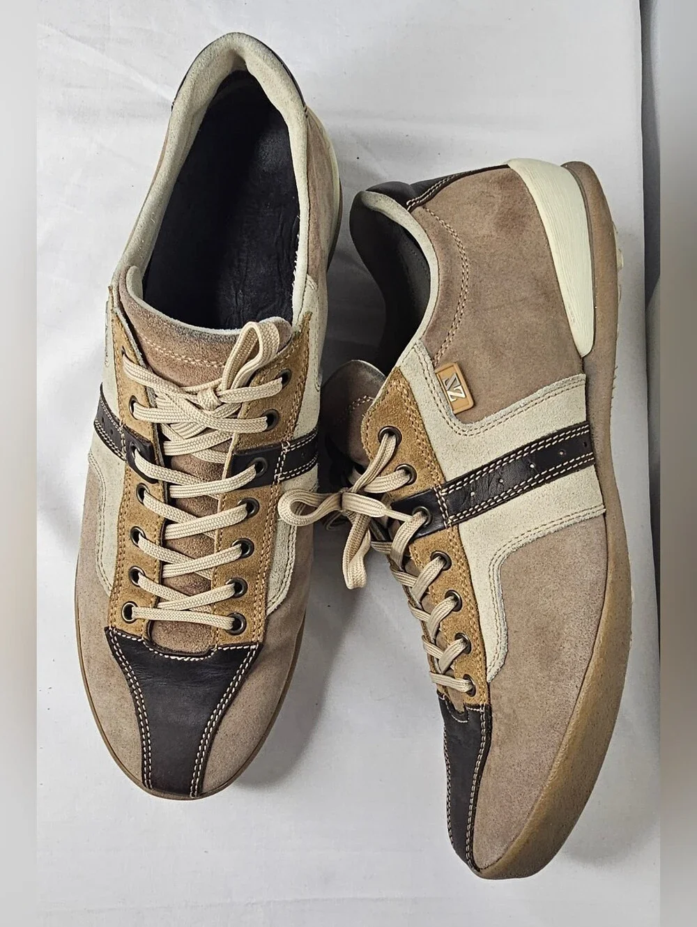 Ermenegildo Zegna Sports Men's Leather/Suede Athletic Sneakers. Size 11.5